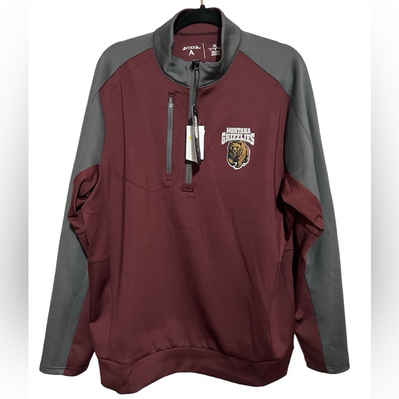 Antigua Montana Grizzly 1/2 Zip Up Pullover NWT - Picture 1 of 5